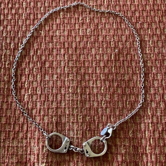 Jessica Elliot Jewelry - Jessica Elliot sterling silver handcuff necklace.